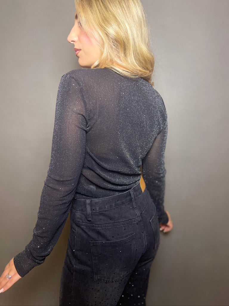 T-shirt Cometa black