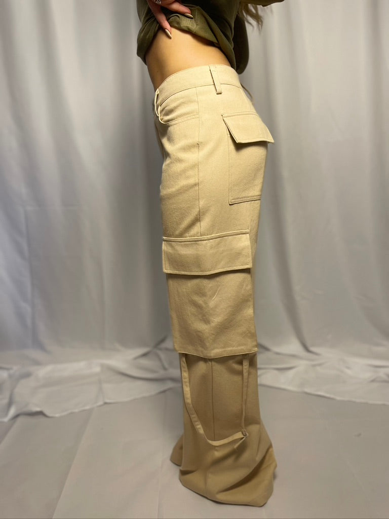 Pantalone Cargo sabbia