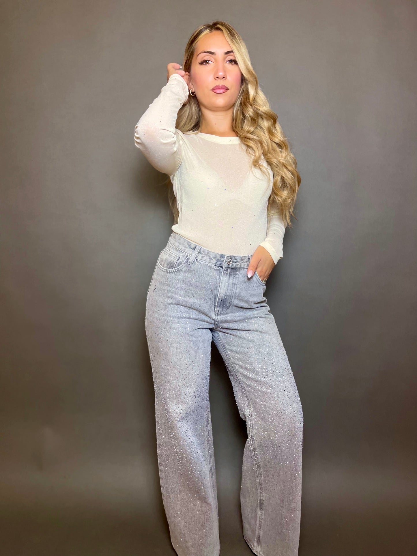 jeans boreali grigio