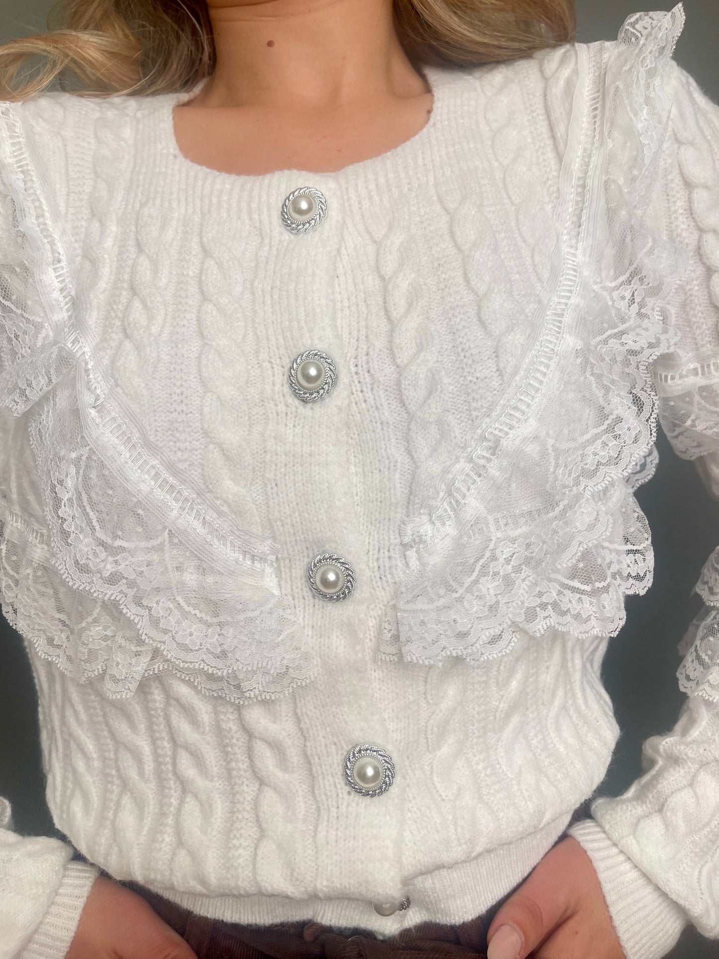 Cardigan sofì bianco