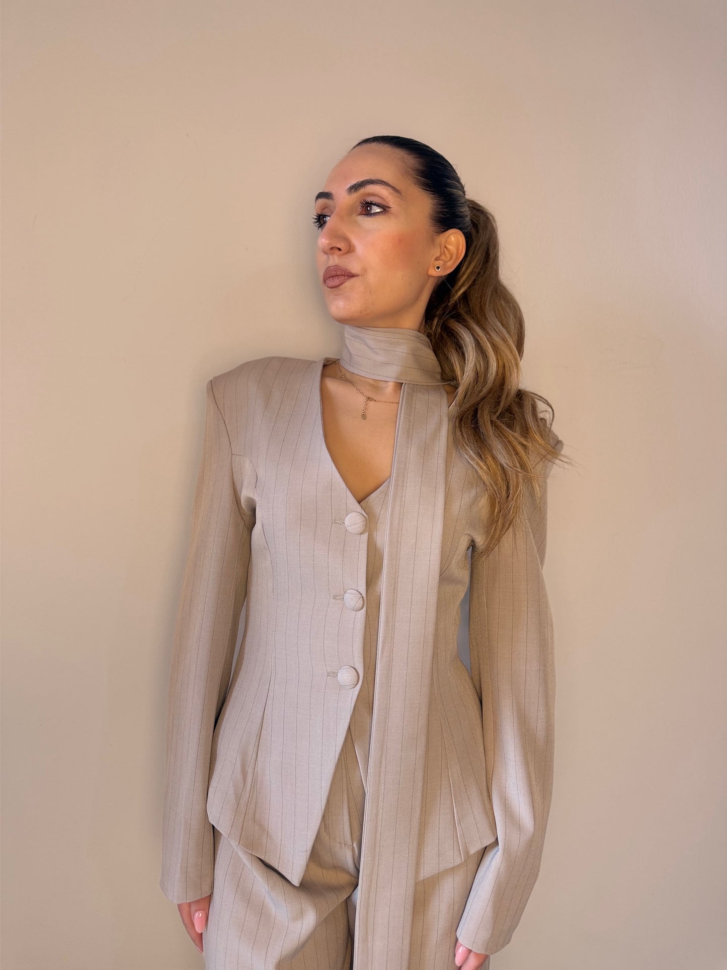 tailleur gessato