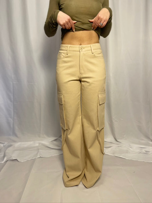 Pantalone Cargo sabbia