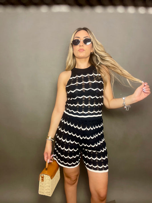 Coordinato black and white