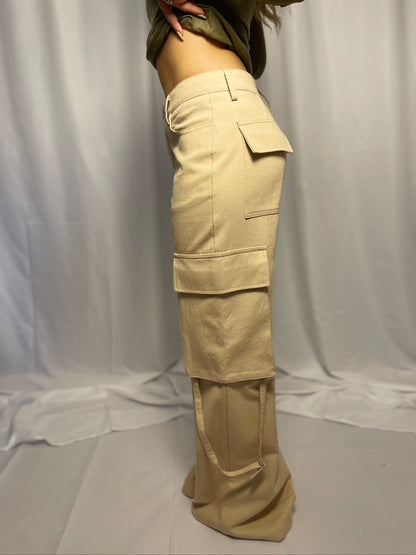 Pantalone Cargo sabbia