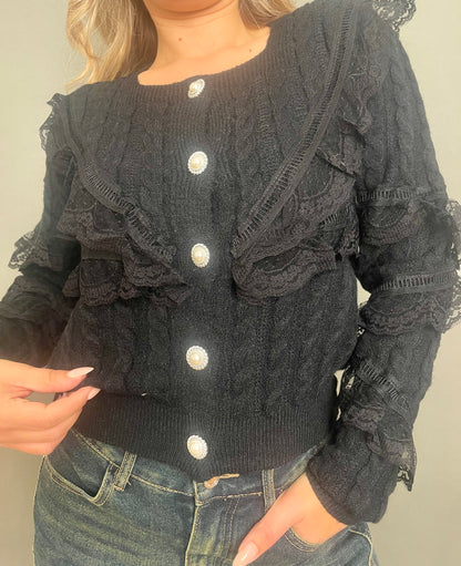 Cardigan sofì nero