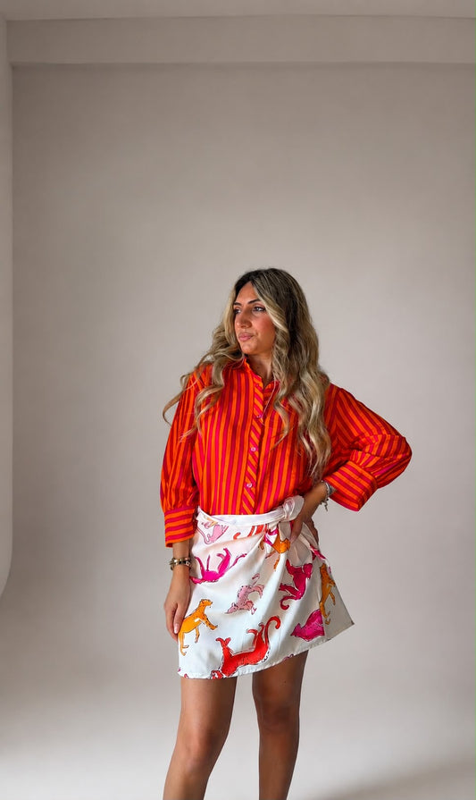 COORD SET CAMICIA +GONNA PAREO