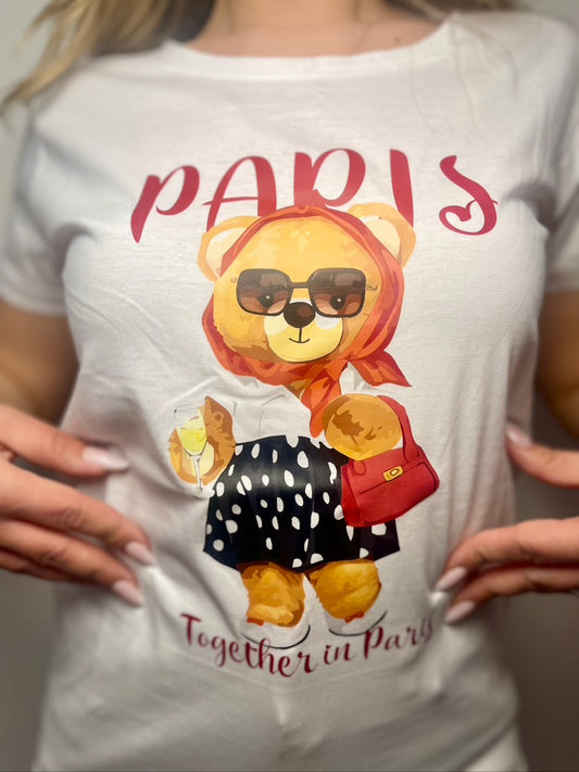 T-shirt Teddy in Paris
