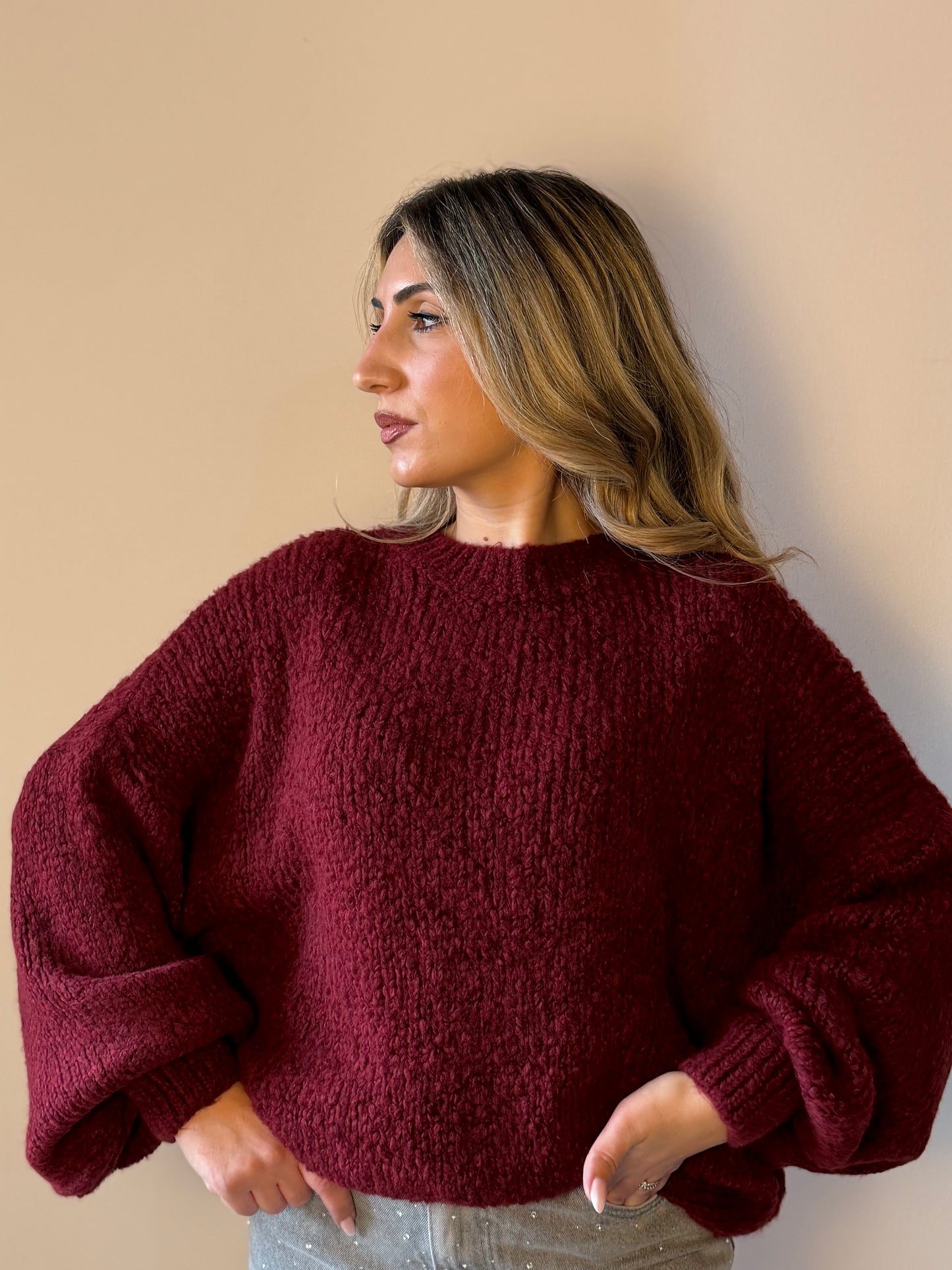 Maglione "Mai senza"