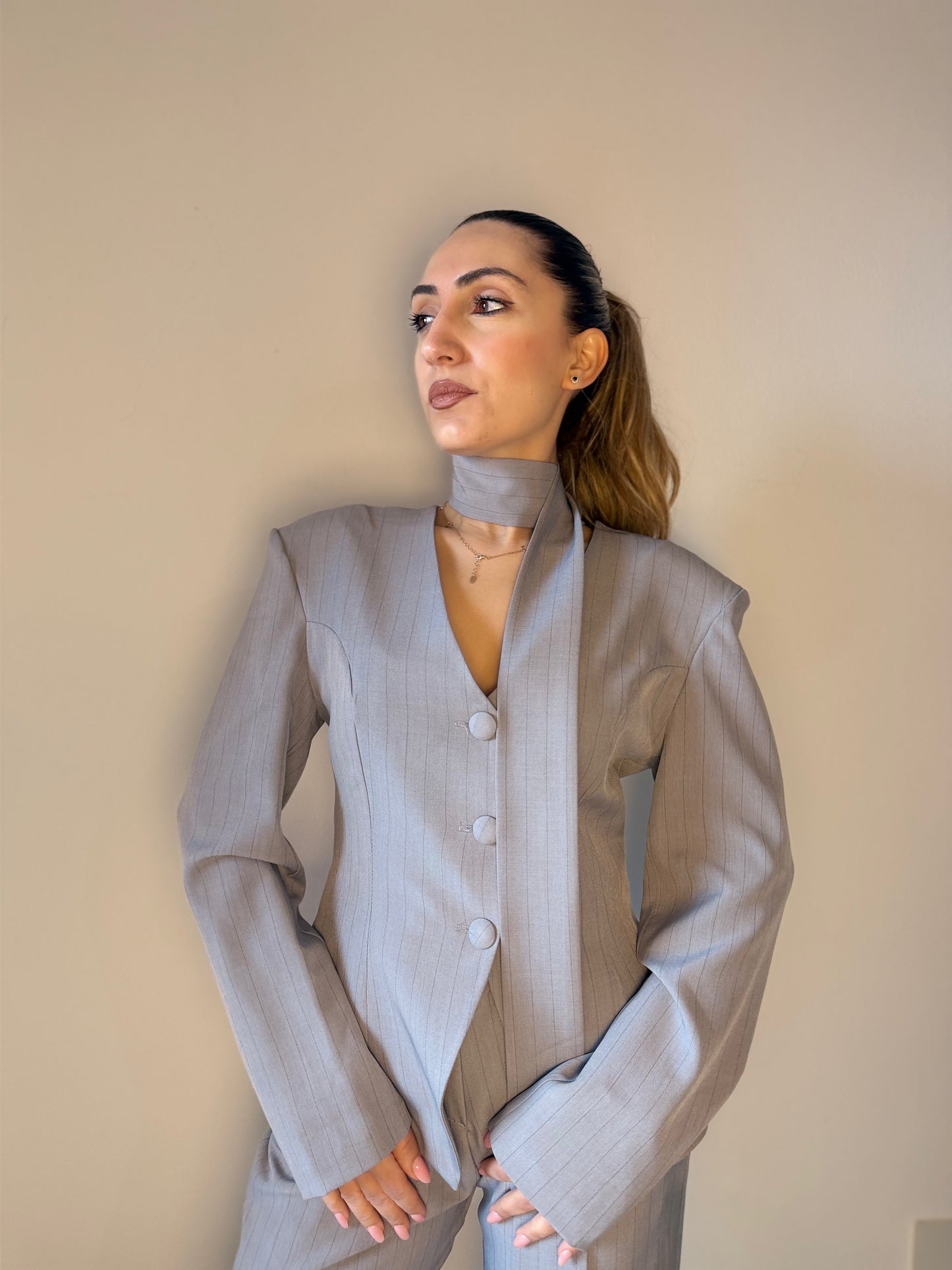 tailleur gessato