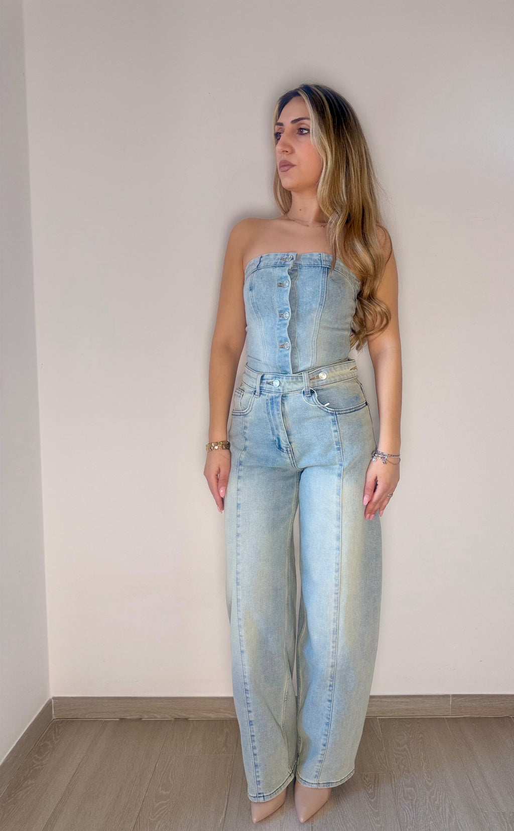 Coordinato in Denim