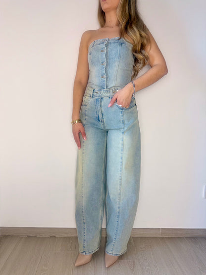 Coordinato in Denim