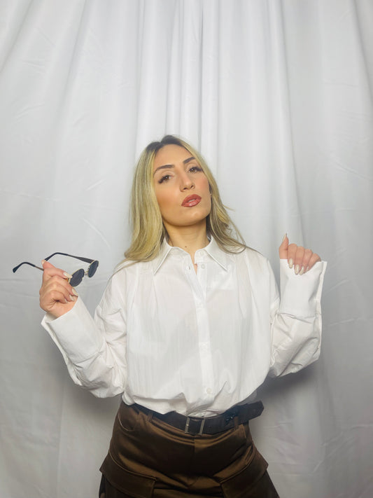 Camicia kiss bianca by Lumina