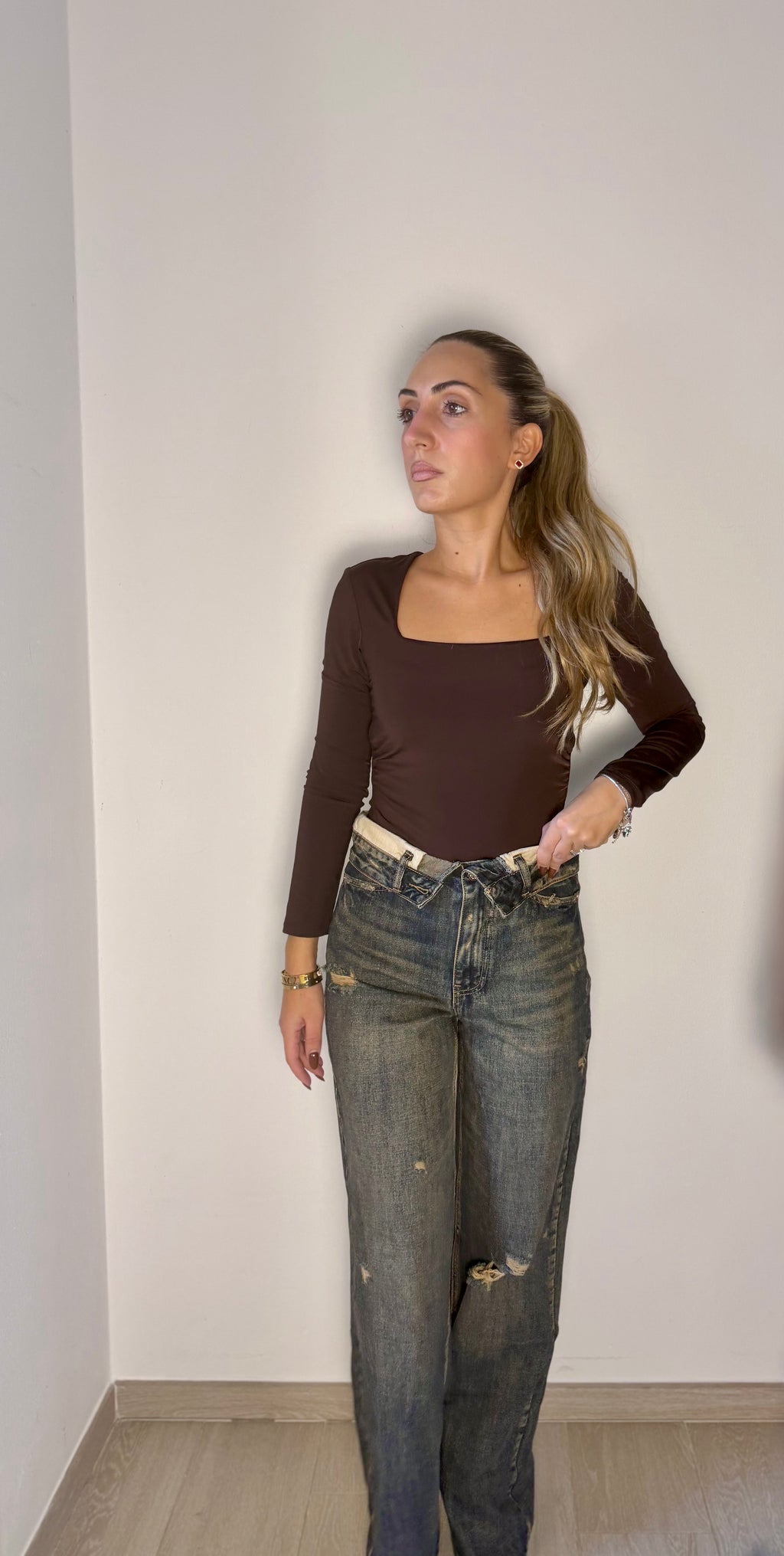 JEANS RISVOLTO
