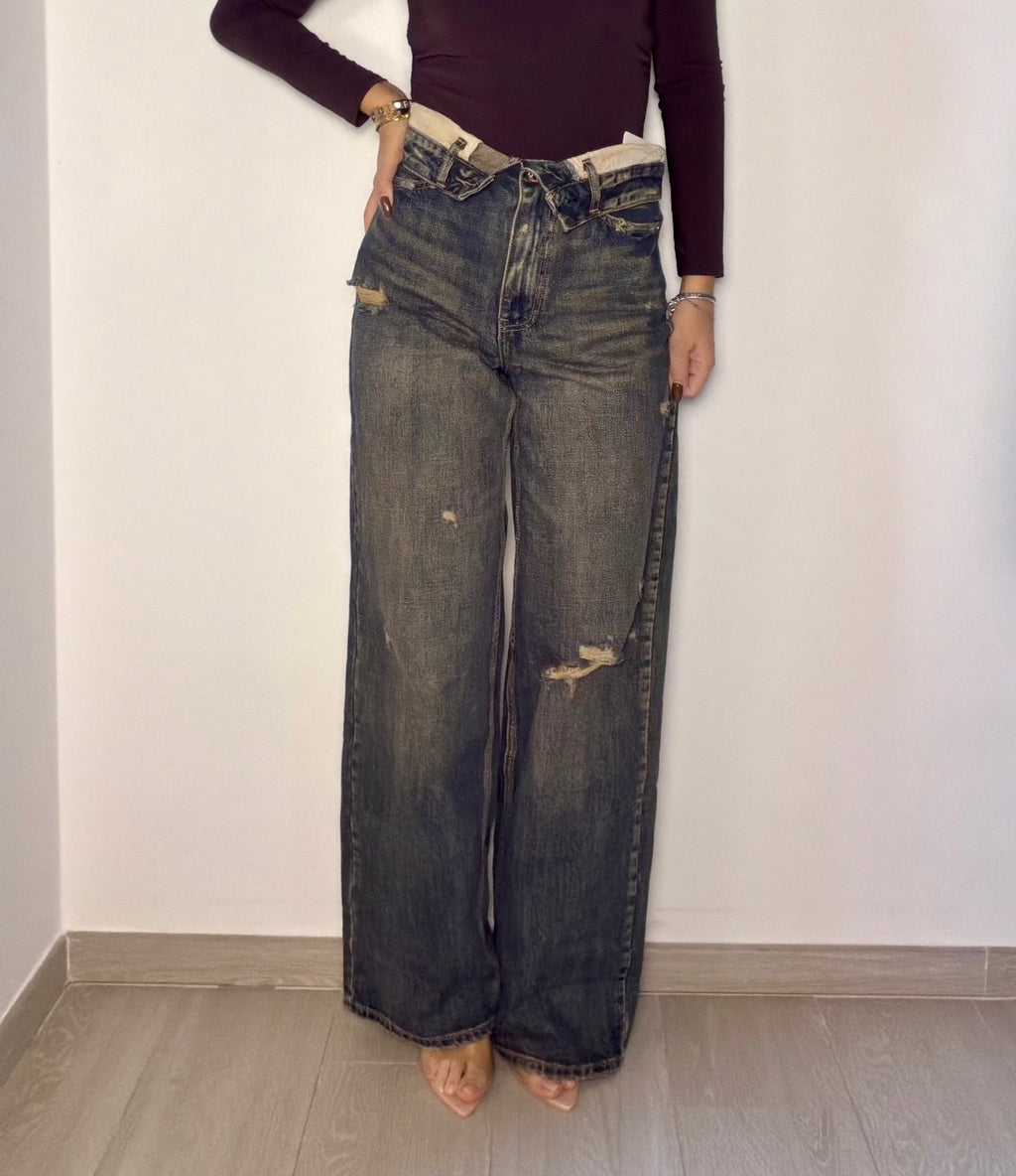 JEANS RISVOLTO