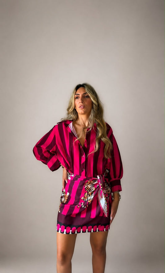 COORD SET CAMICIA +GONNA PAREO